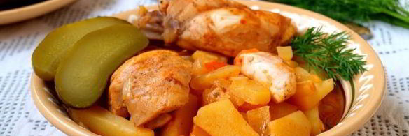 жаркое из кролика в казане