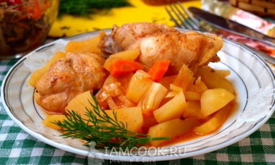 Рецепт жаркого из кролика