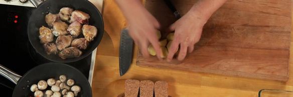 жаркое из курицы с овощами