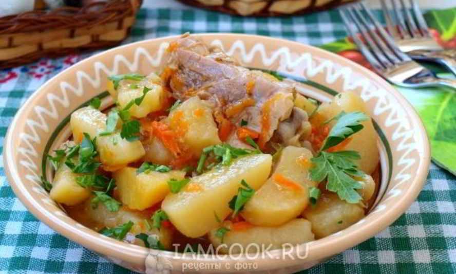 Рецепт жаркого из курицы