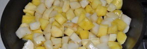 жаркое из печени с картофелем