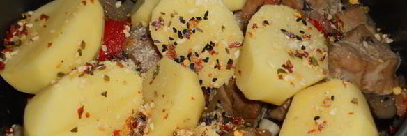 жаркое с грибами в мультиварке