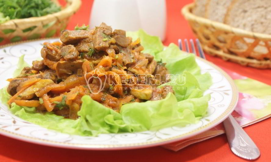 Рецепт жаркого с грибами в томатном соусе из протертых помидоров