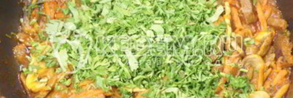 жаркое с грибами в томатном соусе из протертых помидоров