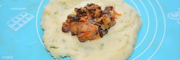 картофельные зразы с грибами в духовке