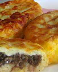 Картофельные зразы с грибами