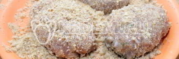 куриные зразы с грибами удачные