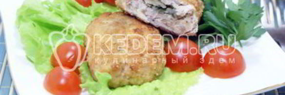 куриные зразы с грибами удачные