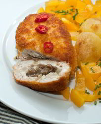 Куриные зразы с грибами