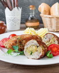 Куриные зразы с пикантной начинкой