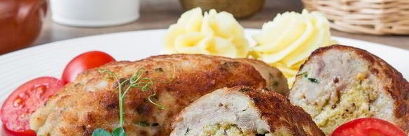 куриные зразы с пикантной начинкой