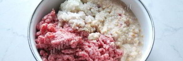 мясные зразы с омлетом