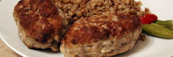 мясные зразы с сыром и сливочным маслом