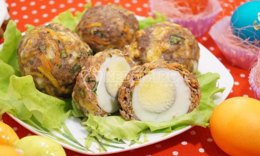 Рецепт мясных зраз с яйцом
