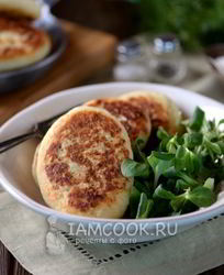 Постные картофельные зразы с грибами