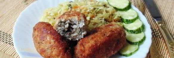 рыбные зразы с грибами и сыром