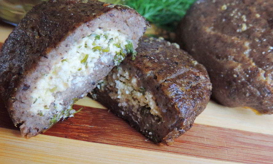 Рецепт запеченных гречневых зраз с творожной начинкой