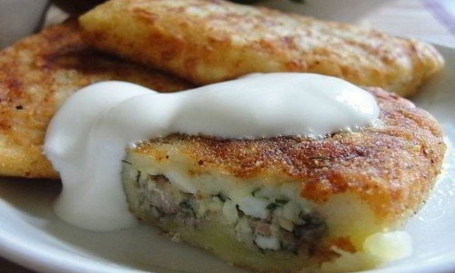 Рецепт зраз из картофеля с луком и яйцом