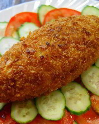 Зразы из рыбы с икрой окуня