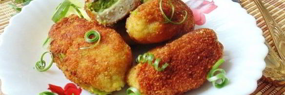 зразы из рыбы с зеленым горошком