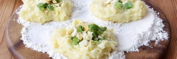 зразы картофельные с яйцом и луком