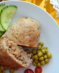 Зразы с гречневой кашей и грибами