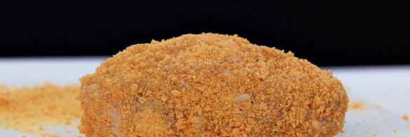 зразы с рисом и грибным соусом