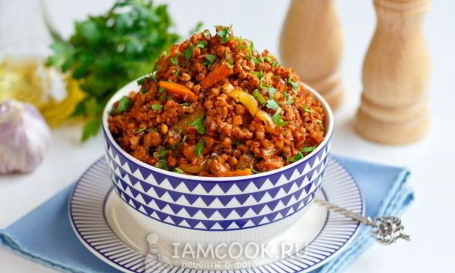 Рецепт гречки по-купечески с фаршем