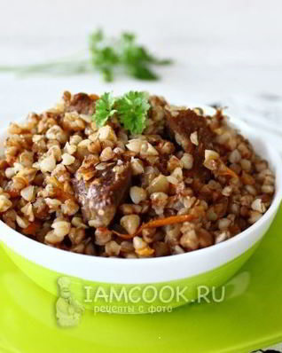 Гречка по-купечески в мультиварке с говядиной