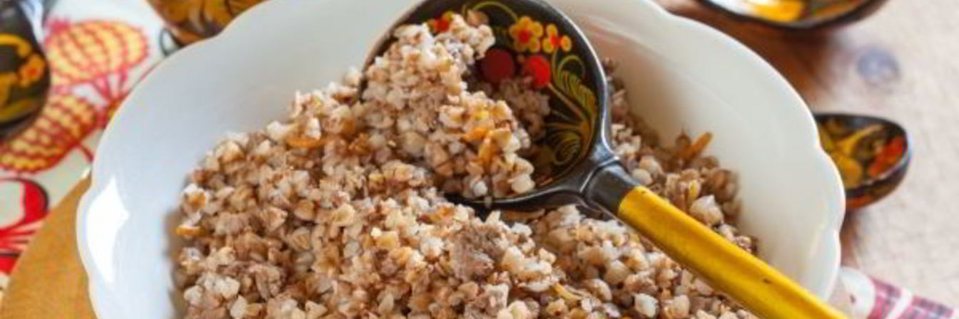 Гречка с фаршем на сковороде