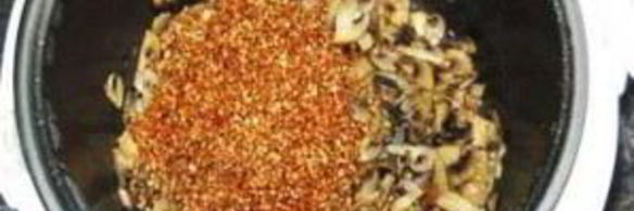 гречка с грибами в мультиварке