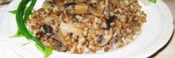 гречка с грибами в мультиварке