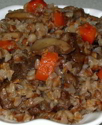 Гречка с грибами