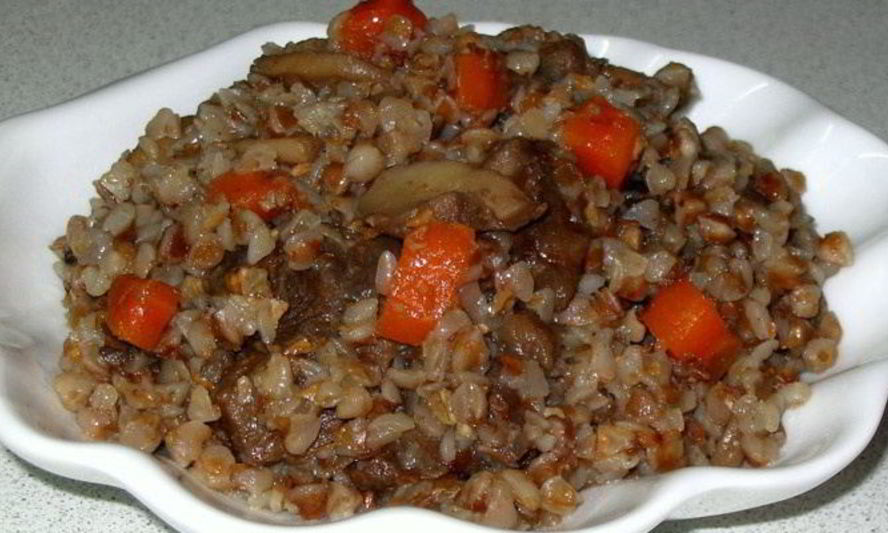 Рецепт гречки с грибами