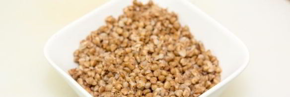 гречка с луком и вешенками