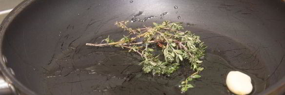 гречка с луком и вешенками