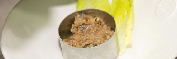 гречка с луком и вешенками