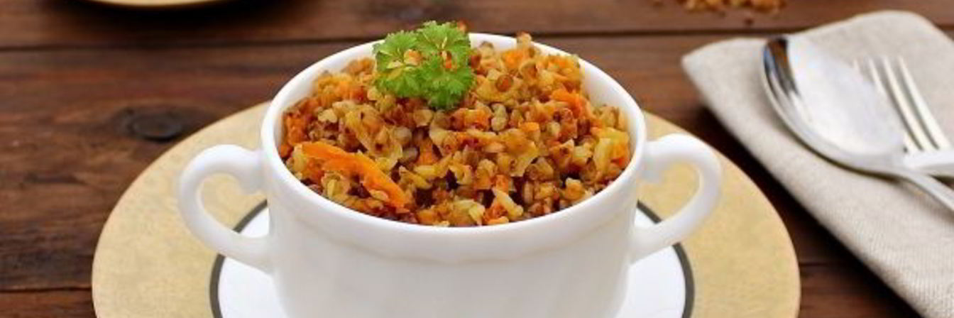 Гречка с морковью и луком в мультиварке