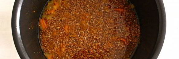 гречка с морковью и луком в мультиварке