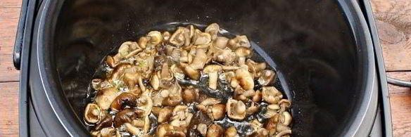гречка с мясом и грибами в мультиварке
