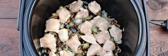 гречка с мясом и грибами в мультиварке