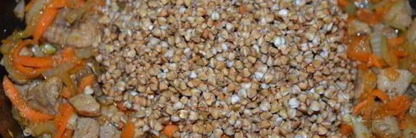 гречка с мясом в горшочке