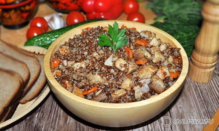 Рецепт гречки с мясом