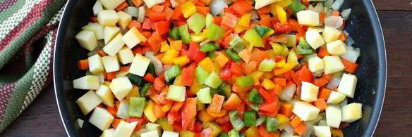 гречка с овощами в духовке