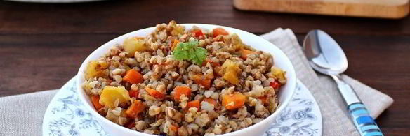 гречка с овощами в духовке
