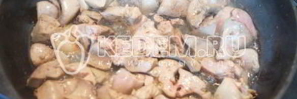 гречка с печенью