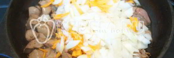 гречка с печенью