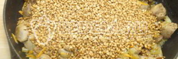 гречка с печенью