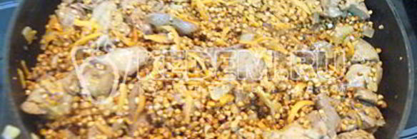 гречка с печенью