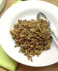Гречка с шампиньонами